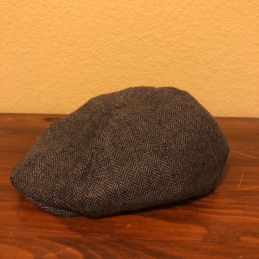 BROOD NEWSBOY CAP Black/Grey Size XL